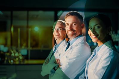 Laboratory scientists performing analytical testing at a Tentamus North America facility